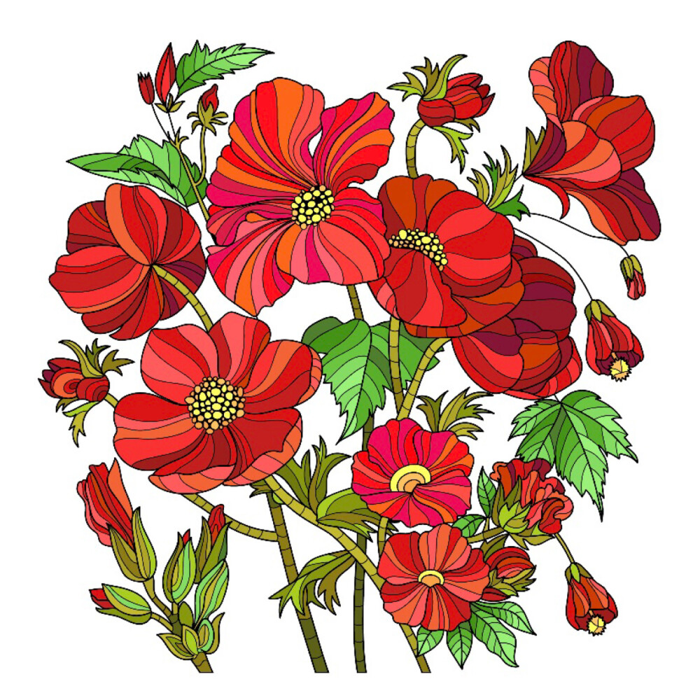 雙重藝術 填色畫與盆景種植的創意融合